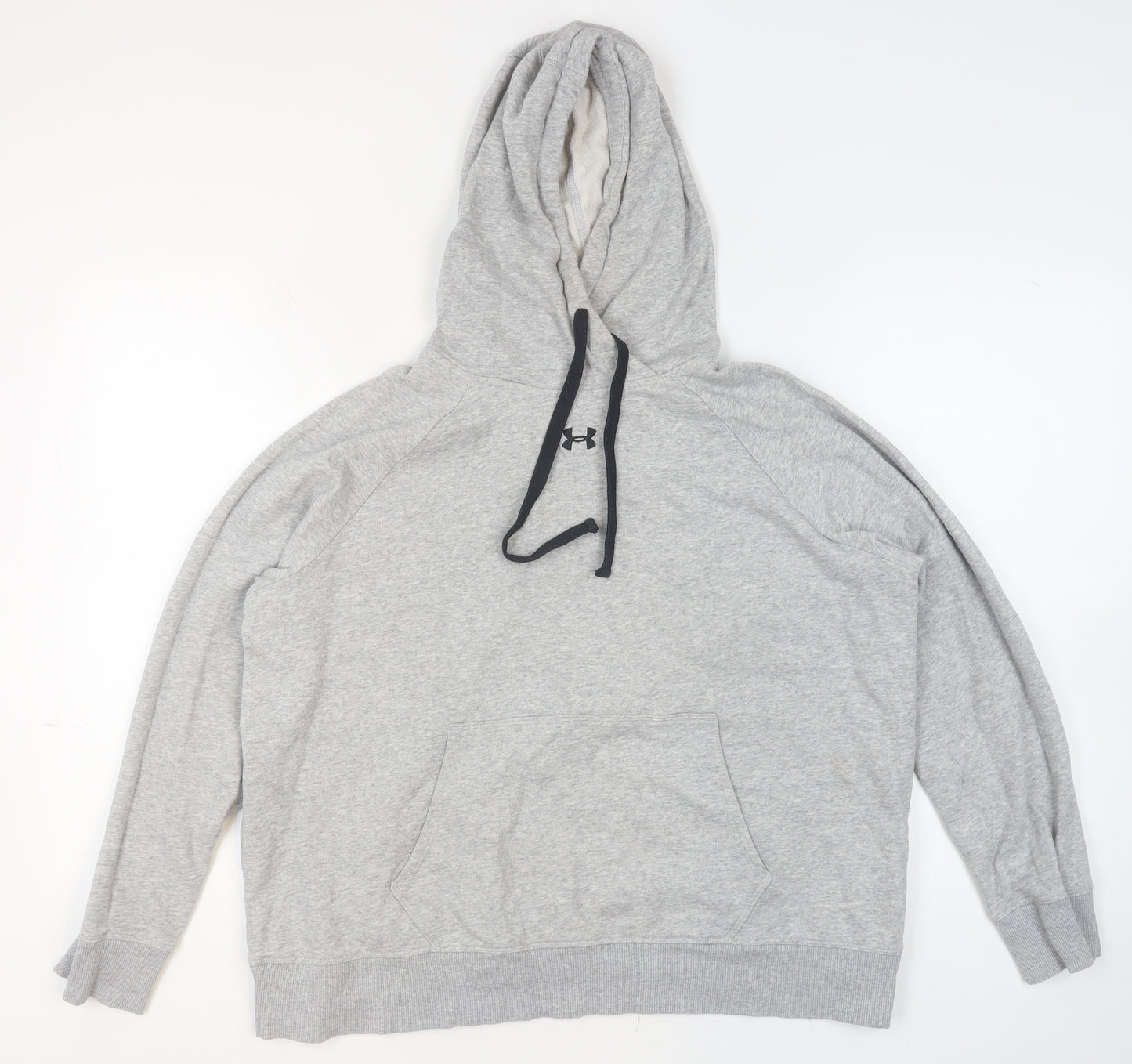 Under Armour Men’s Grey XL Pullover Hoodie Relaxed Fit Cotton Blend