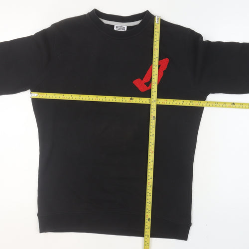 Billionaire Boys Club Men's Black Embroidered Logo Pullover Sweatshirt Size S
