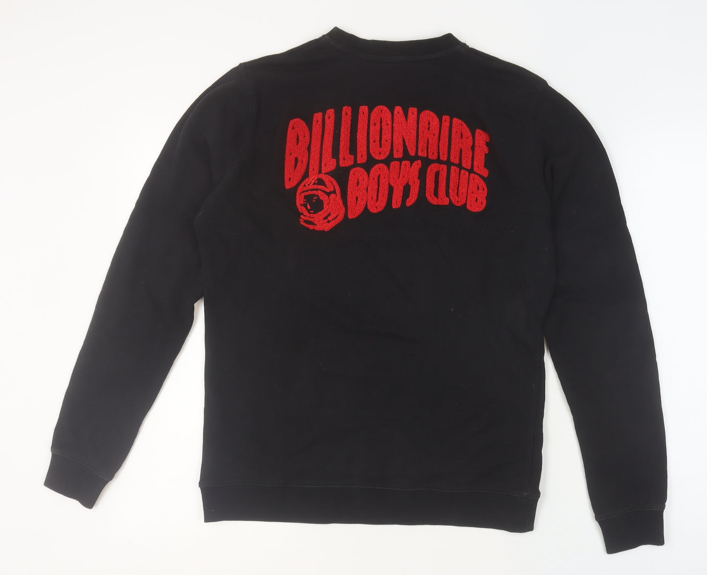 Billionaire Boys Club Men's Black Embroidered Logo Pullover Sweatshirt Size S