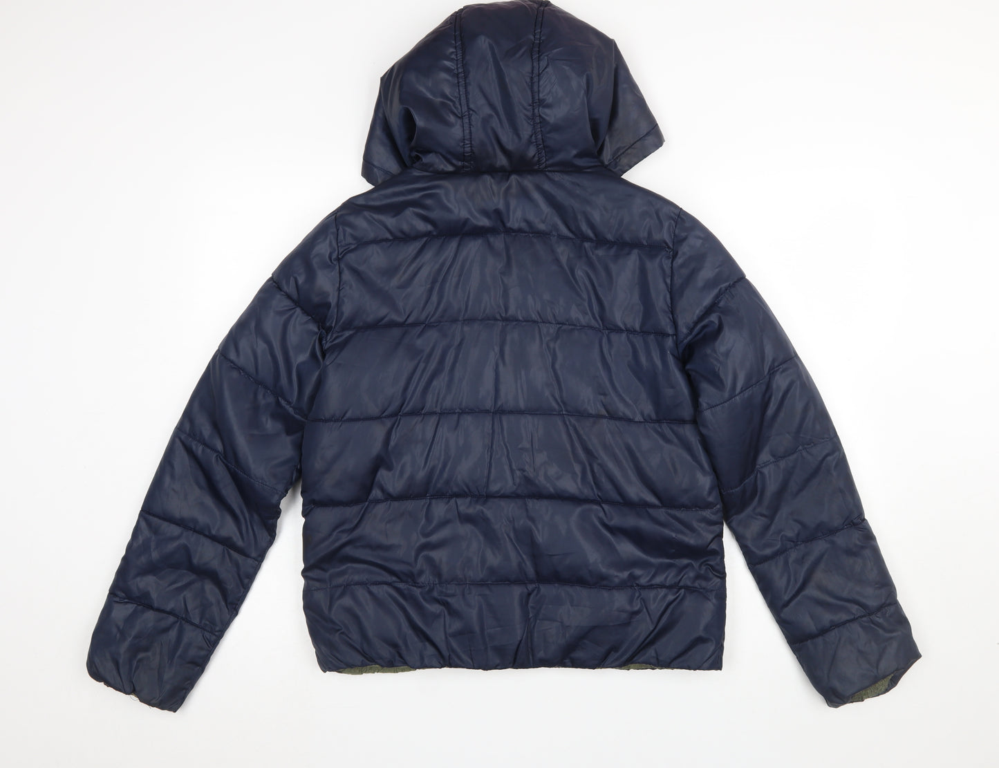 Vero Moda Jeans Women's Blue Hooded Puffer Jacket Size S
