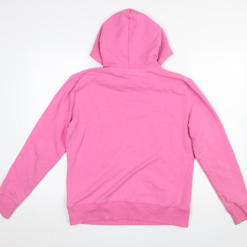 Henleys Womens Pink Pullover Hoodie Size 3 Cotton Blend Casual