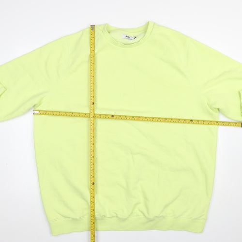 Jacamo Men's Yellow 3XL Crew Neck Pullover Sweatshirt