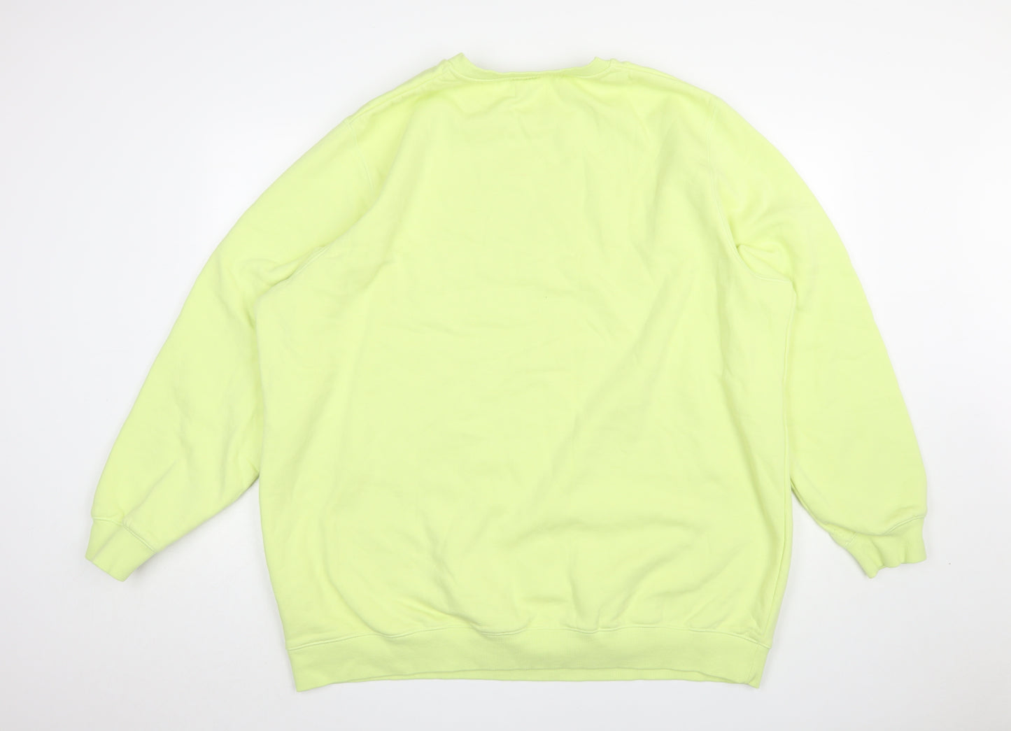 Jacamo Men's Yellow 3XL Crew Neck Pullover Sweatshirt