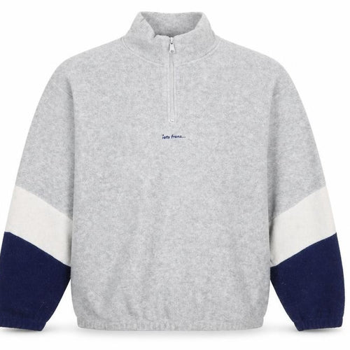Urban Outfitters Men's Grey 1/4 Zip Fleece Sweatshirt Size M