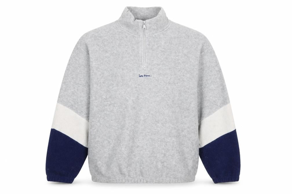 Urban Outfitters Men's Grey 1/4 Zip Fleece Sweatshirt Size M