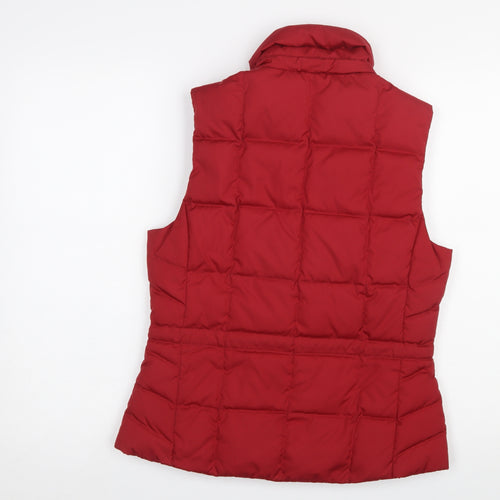 Esprit Women Red XS Puffer Waistcoat Lightweight Sleeveless Gilet