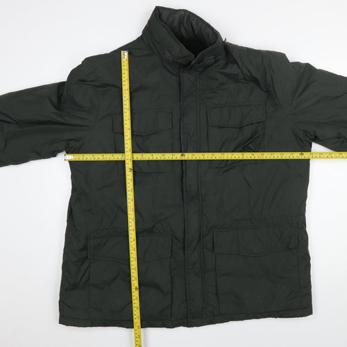 Marks and Spencer Men's Green XL Parka Jacket Water Resistant
