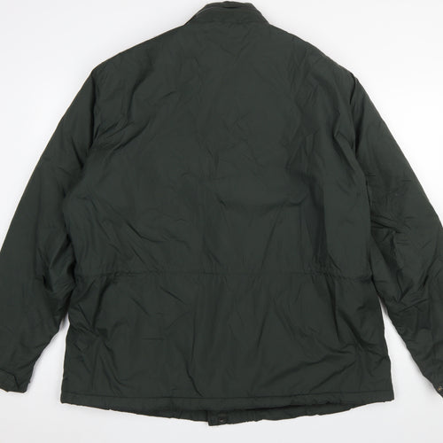Marks and Spencer Men's Green XL Parka Jacket Water Resistant