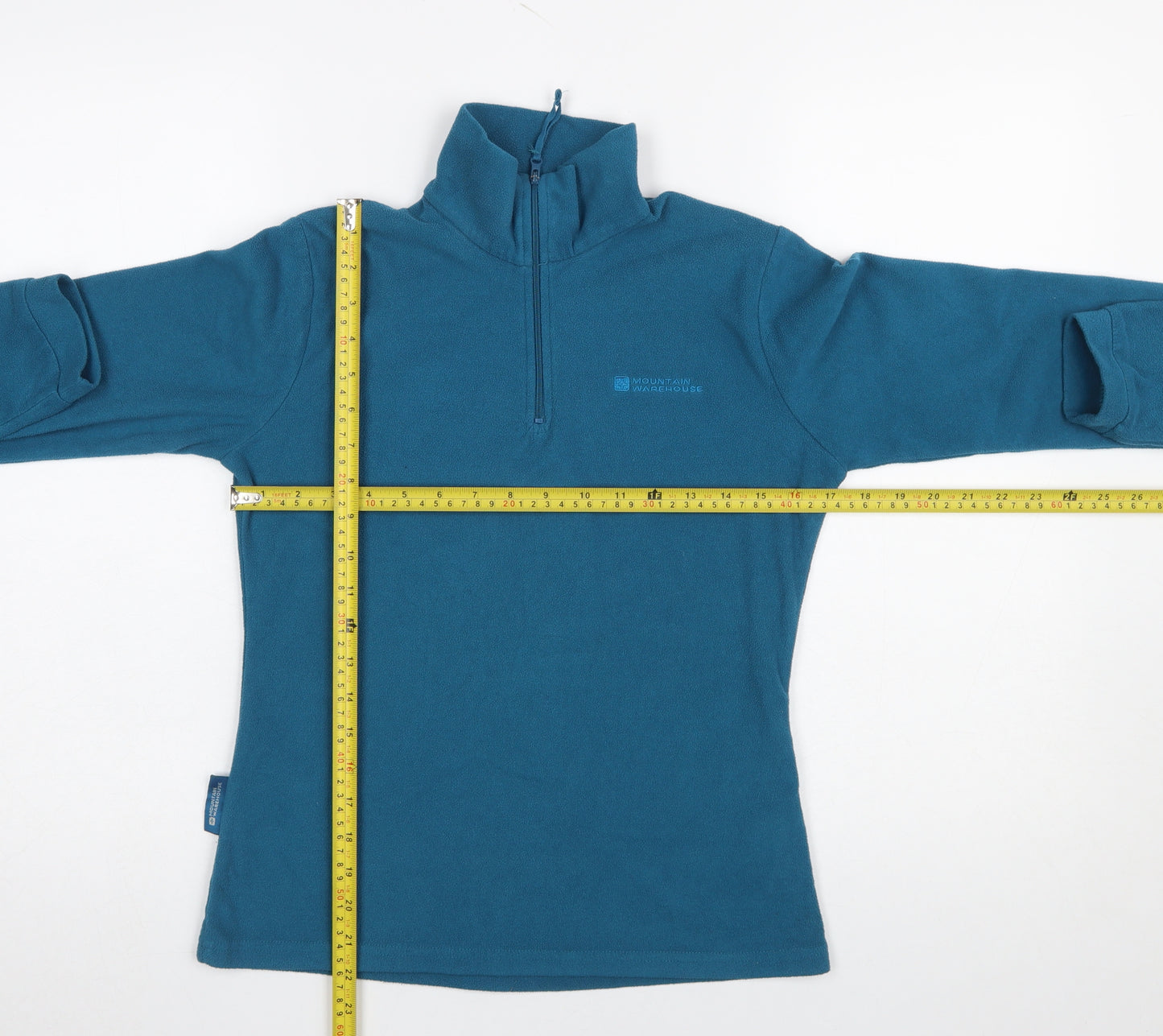 Mountain Warehouse Women Blue Size 8 Fleece 1/2 Zip Pullover Sweatshirt