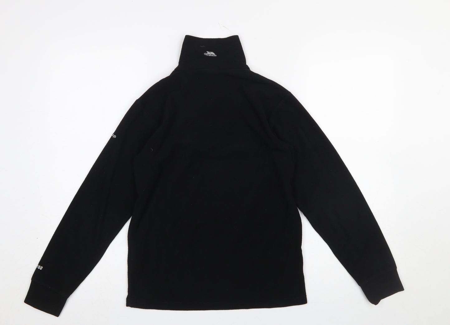 Trespass Boys Black Fleece 1/2 Zip Pullover Sweatshirt 11-12 Years
