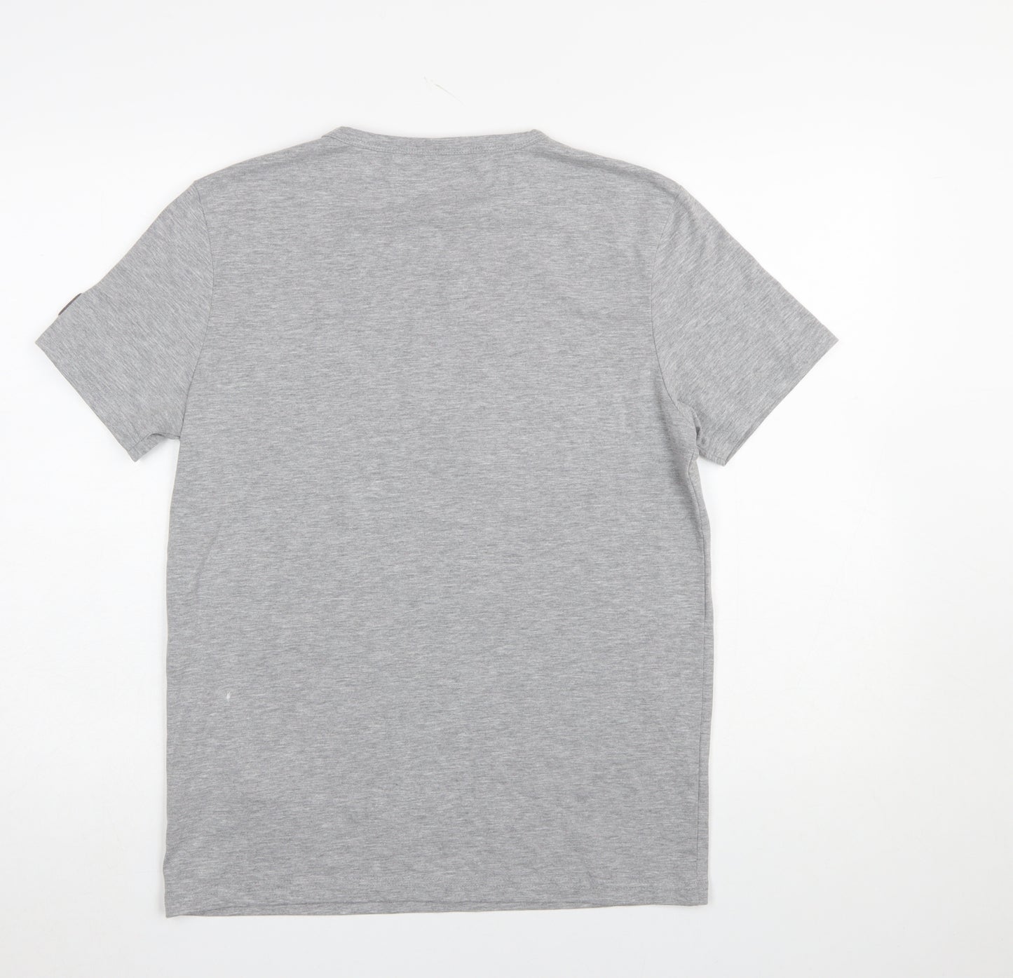 Born Rich Mens Grey Graphic Crew Neck Short Sleeve T-Shirt Size M