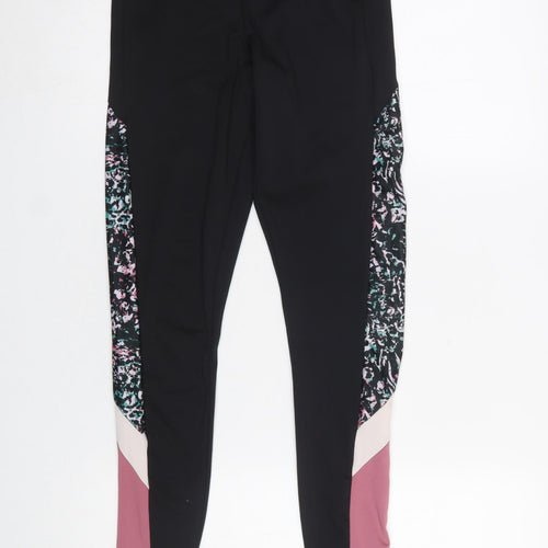Dunnes Stores Women’s Black Colourblock Leggings Size S