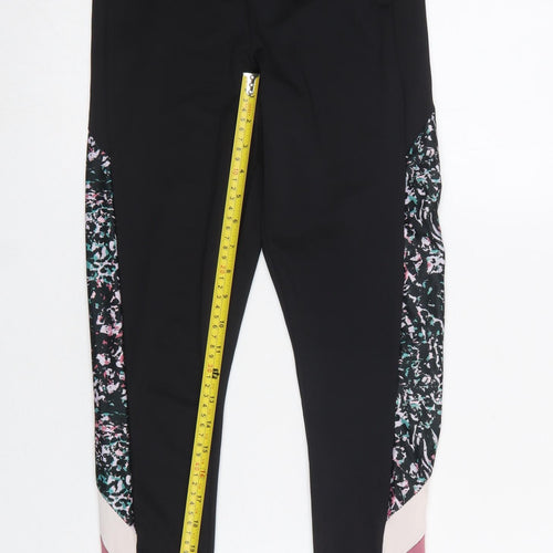 Dunnes Stores Women’s Black Colourblock Leggings Size S