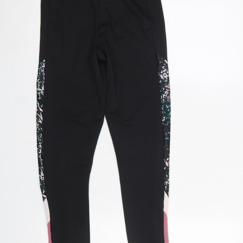 Dunnes Stores Women’s Black Colourblock Leggings Size S