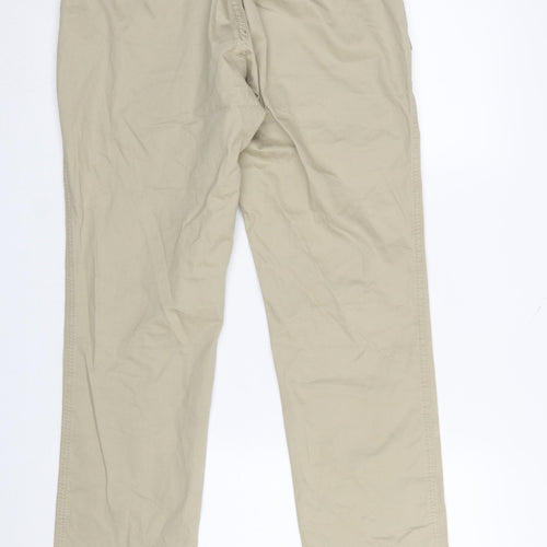 Tailored Denim 1972 Men's Beige Chino Trousers 32W 32L Regular Fit