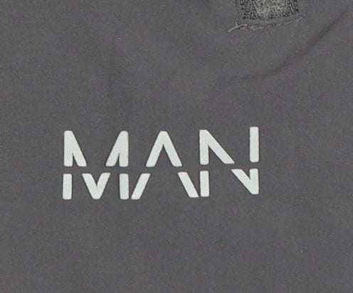 MAN Active Mens Grey S Regular Fit Jogger Trousers Lightweight Stretch