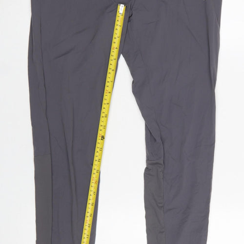 MAN Active Mens Grey S Regular Fit Jogger Trousers Lightweight Stretch