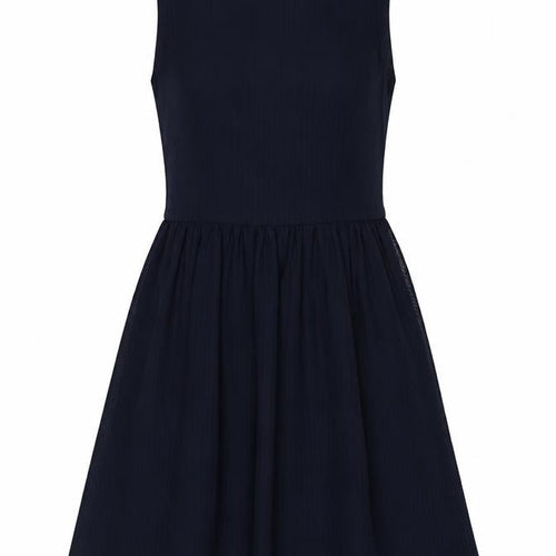 French Connection Women's Blue Size 8 Sleeveless Fit & Flare Dress