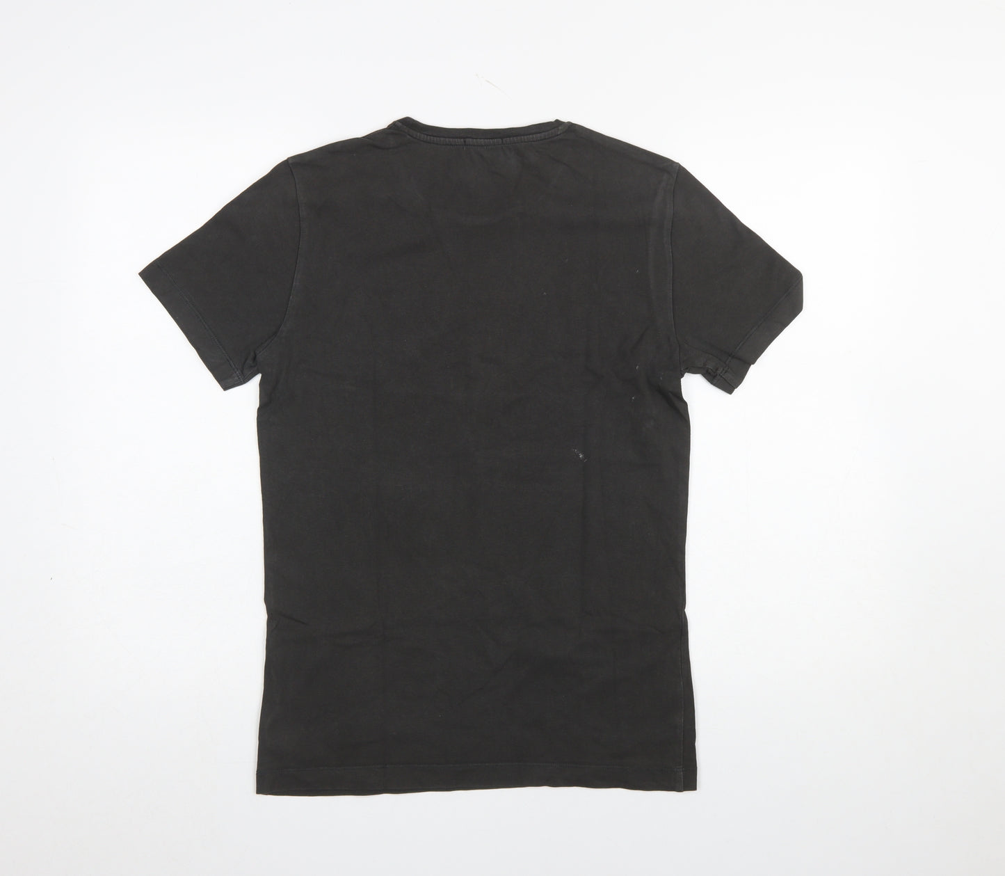 Calvin Klein Jeans Mens Black Logo Slim Fit T-Shirt Size S