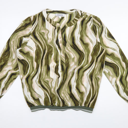 Gerard Womens Multicoloured Size 14 Long Sleeve Polyester Blouse