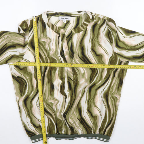 Gerard Womens Multicoloured Size 14 Long Sleeve Polyester Blouse