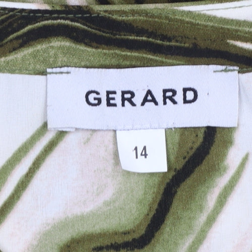 Gerard Womens Multicoloured Size 14 Long Sleeve Polyester Blouse