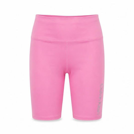 Calvin Klein Women’s Pink Biker Activewear Shorts M Slim Fit