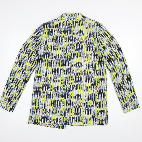 River Island Women's Multicoloured Blazer Jacket Size 6 Polyester Lined