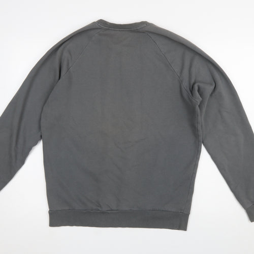 Under Armour Men Grey Small Pullover Crew Neck Sweatshirt