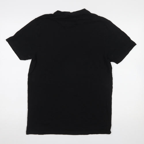 New Era Men’s Black Los Angeles Lakers Cotton Graphic T-Shirt M