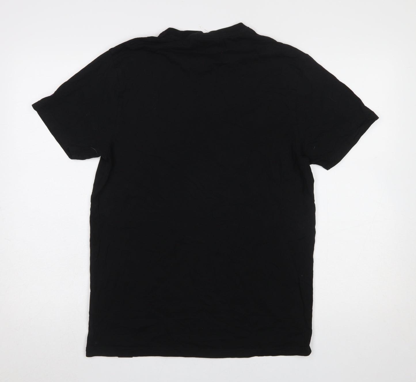 New Era Men’s Black Los Angeles Lakers Cotton Graphic T-Shirt M