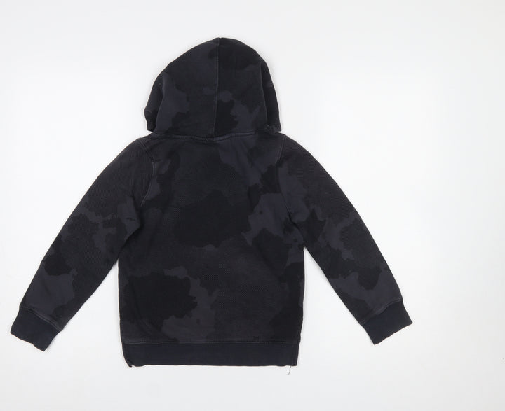 Under Armour Boys Black Camouflage Pullover Hoodie Size Small Cotton Blend