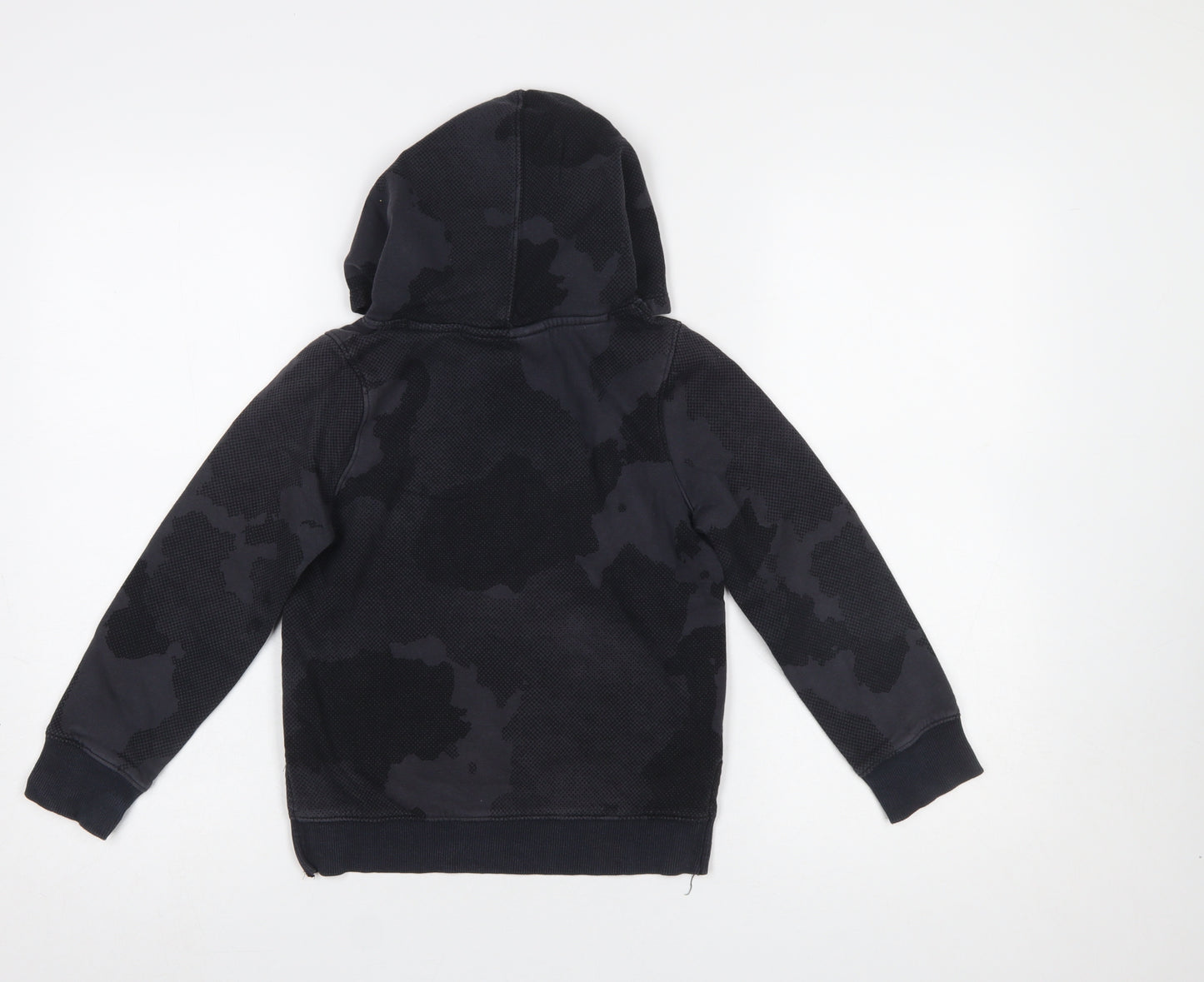 Under Armour Boys Black Camouflage Pullover Hoodie Size Small Cotton Blend