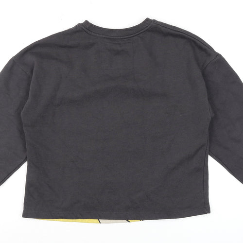 Pull&Bear Women’s Black The Lion King Sweatshirt Size S Cotton Disney Graphic