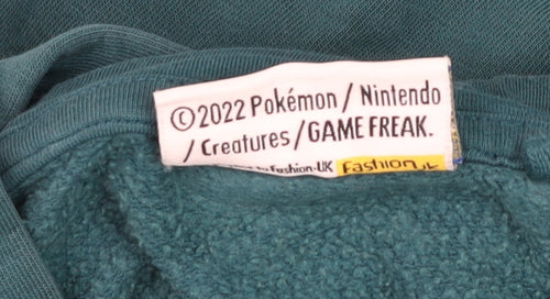 Next Boys Blue Pokémon Pikachu Sequin Pullover Hoodie 11 Years