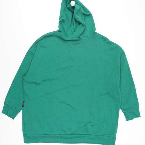 George Men's Green XL Christmas Elf Hooded T-Shirt
