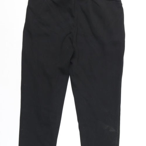 Puma Boys Black 11-12 Years Jogger Sweatpants Elastic Waist Tapered Fit
