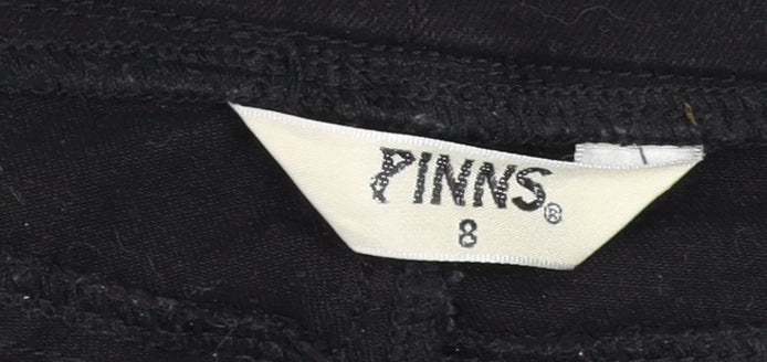 PINNS Women's Black Skinny Stretch Jeans Size 8