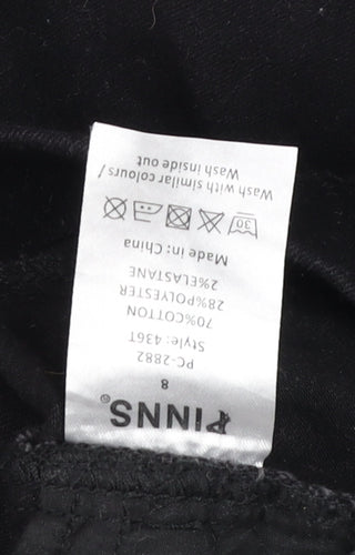 PINNS Women's Black Skinny Stretch Jeans Size 8