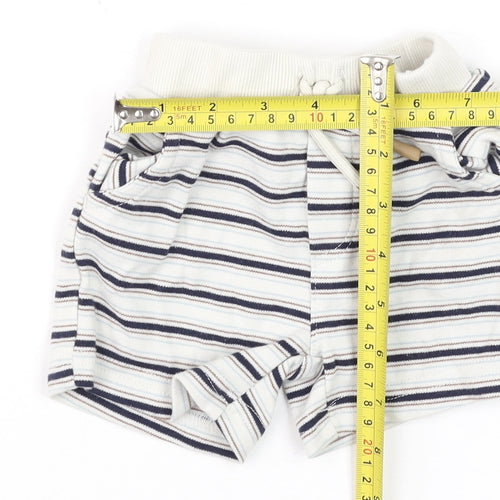 Calvin Klein Unisex Baby Multicoloured 3-6M Striped Jersey Shorts Set