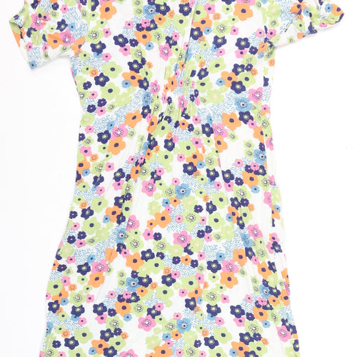 Amani Women’s Multicoloured Floral Bodycon Dress Size 4