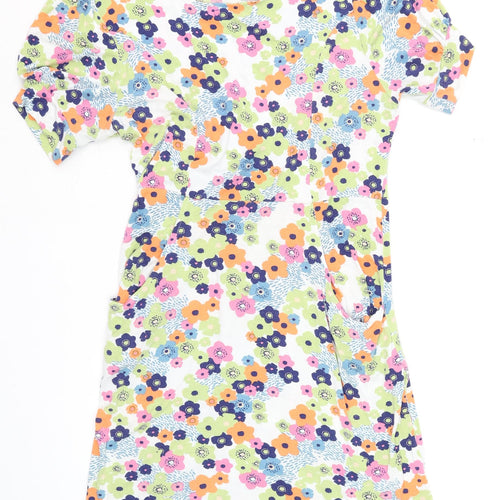 Amani Women’s Multicoloured Floral Bodycon Dress Size 4