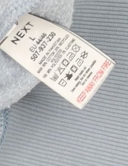 Next Petite Women’s Blue Pullover Sweatshirt Size L Cotton Blend