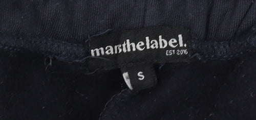 Mars The Label Men’s Black Jogger Sweatpants Size S Cotton Blend