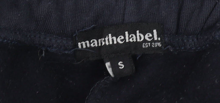 Mars The Label Men’s Black Jogger Sweatpants Size S Cotton Blend