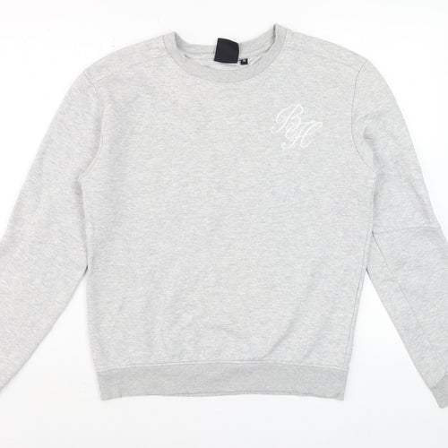 Beck & Hersey Men's Grey Pullover Crew Neck Jumper M