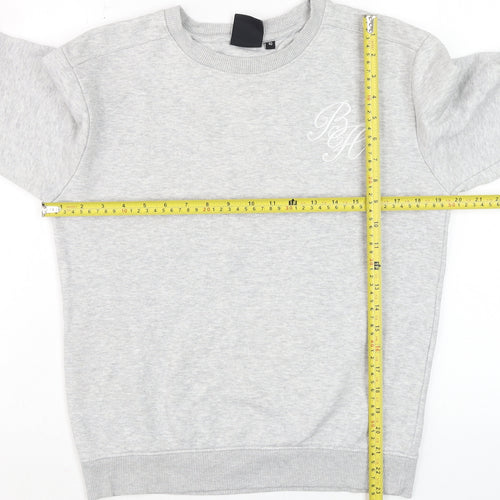 Beck & Hersey Men's Grey Pullover Crew Neck Jumper M