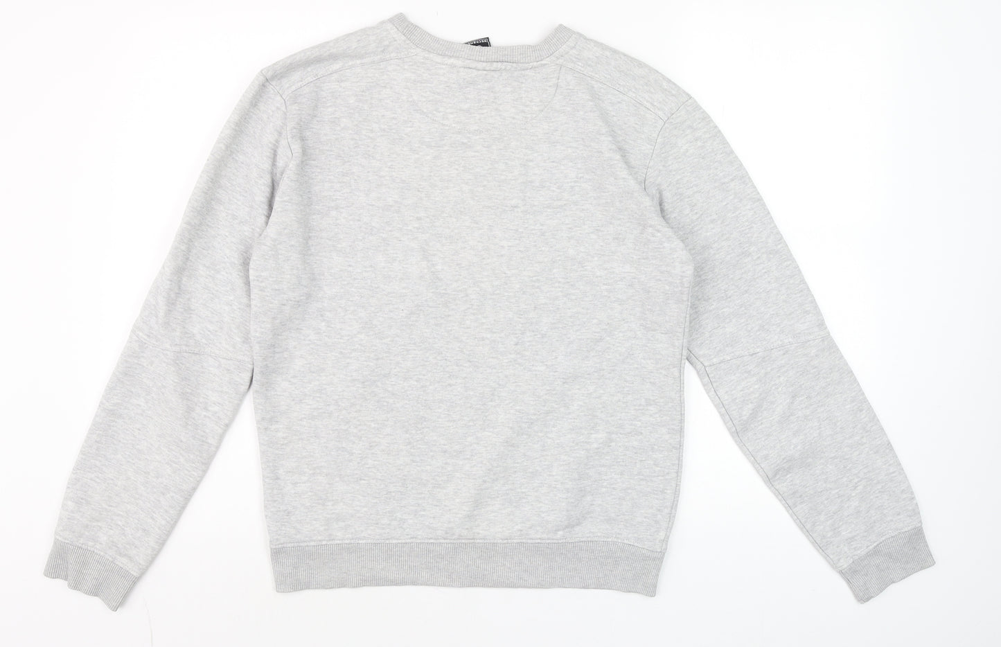 Beck & Hersey Men's Grey Pullover Crew Neck Jumper M