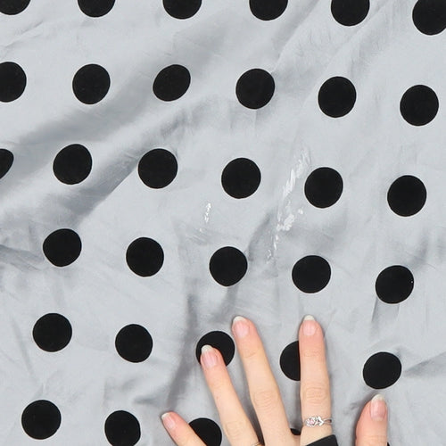 Dunnes Girls Black Polka Dot Long Ball Gown Party Dress Age 9