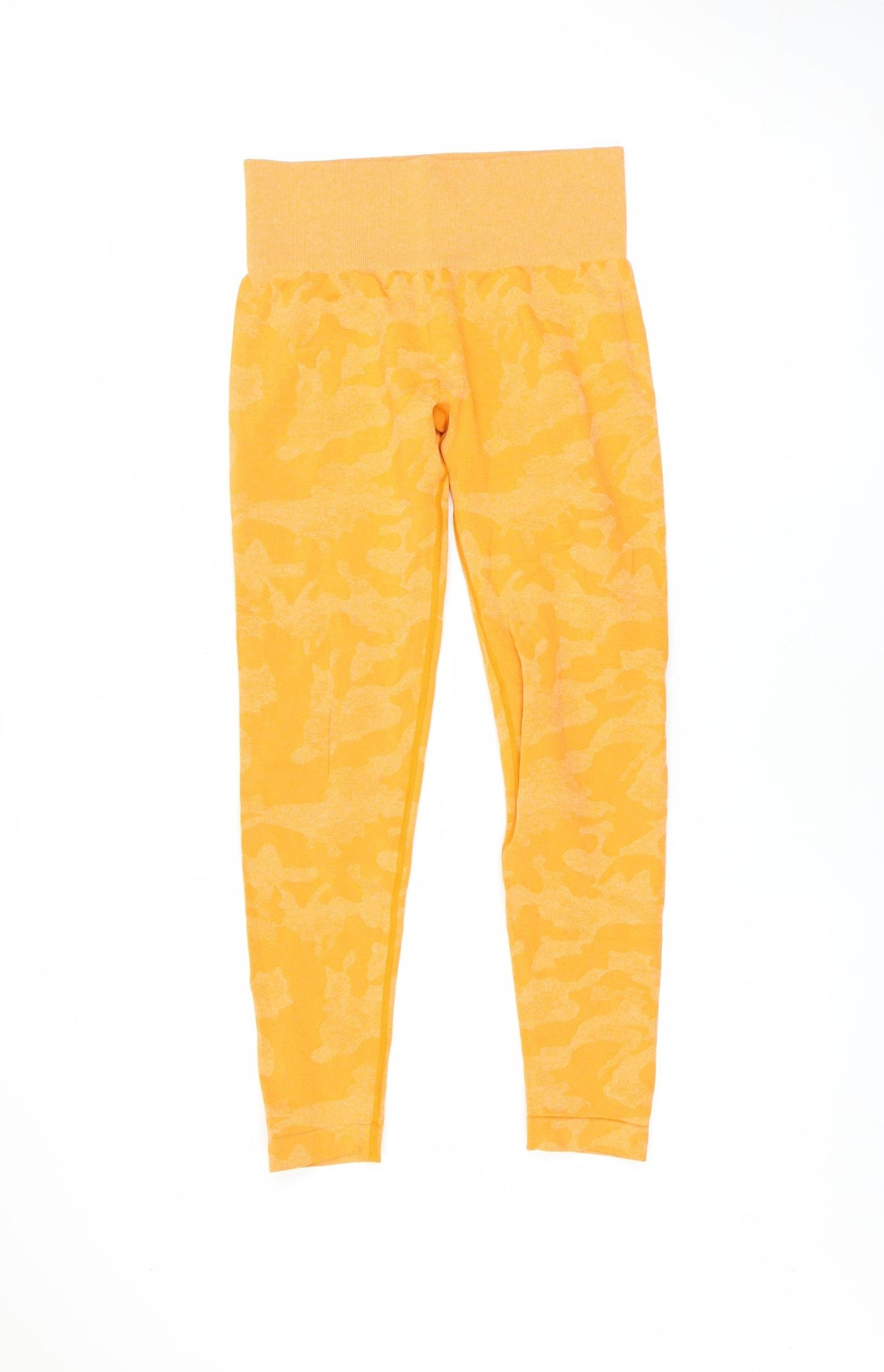 Lone Wolf Womens Yellow Camouflage Seamless Leggings M